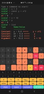 Scalar Calculator - Arguments vs Constants