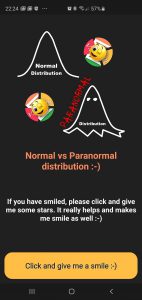 Scalar Calculator - Normal distribution vs Paranormal distribution - Information