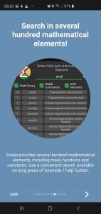 Scalar Calculator - On-Boarding - Search